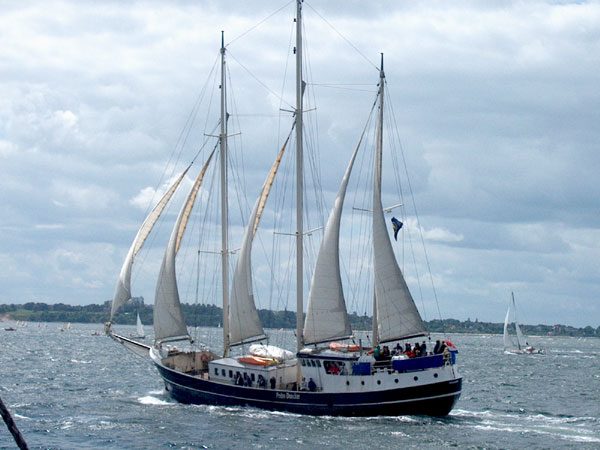 Pedro Doncker, Dreimast-Stagsegelschoner, Bj. 1974, Heimathafen: Amsterdam, NL